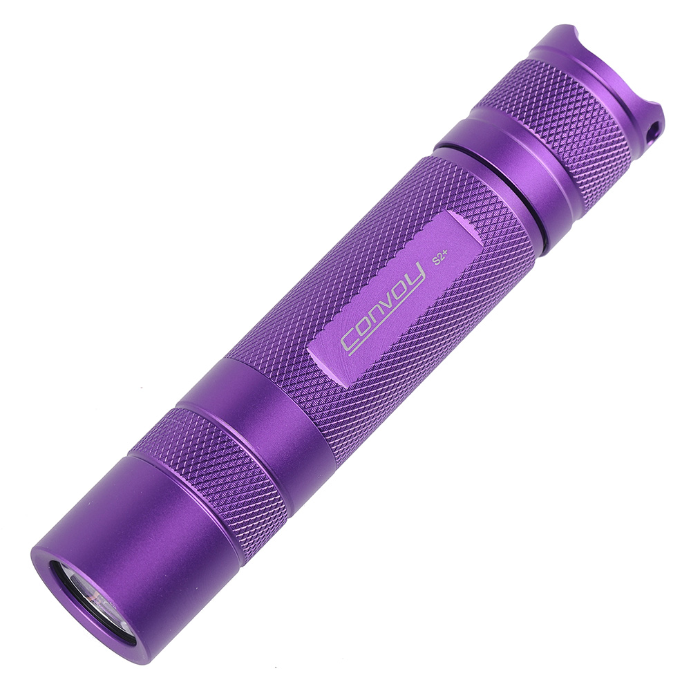 Convoy S2+ purple 365nm UV flashlight, official Convoy product photo
