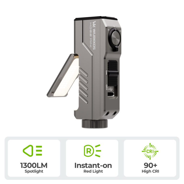 Wurkkos HD02MINI pocket EDC tool light official product photo